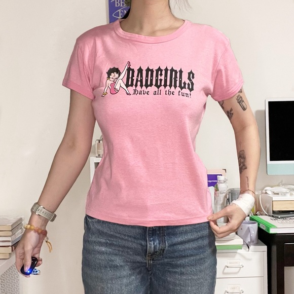 Y2k 2005 Betty Boop Baby Tee - Picture 3 of 7